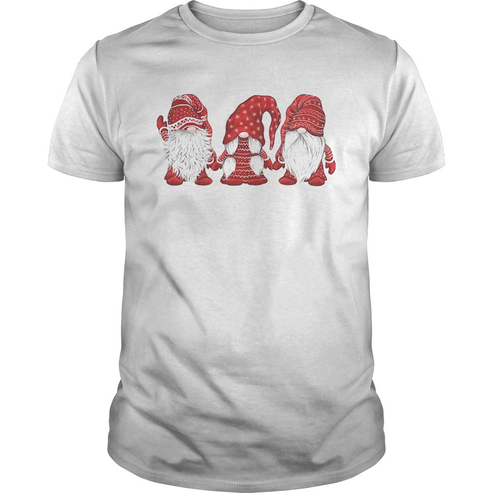 Hanging With Red Gnomies Christmas Shirt